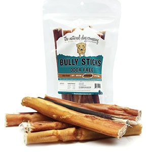 6" Bully Sticks Odor Free - 8 oz